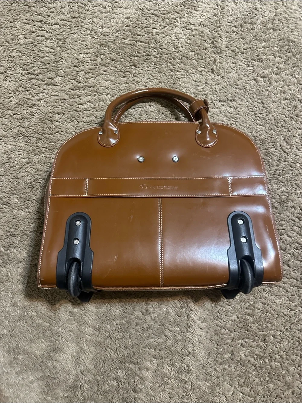 McKlein EDGEBROOK leather business briefcase